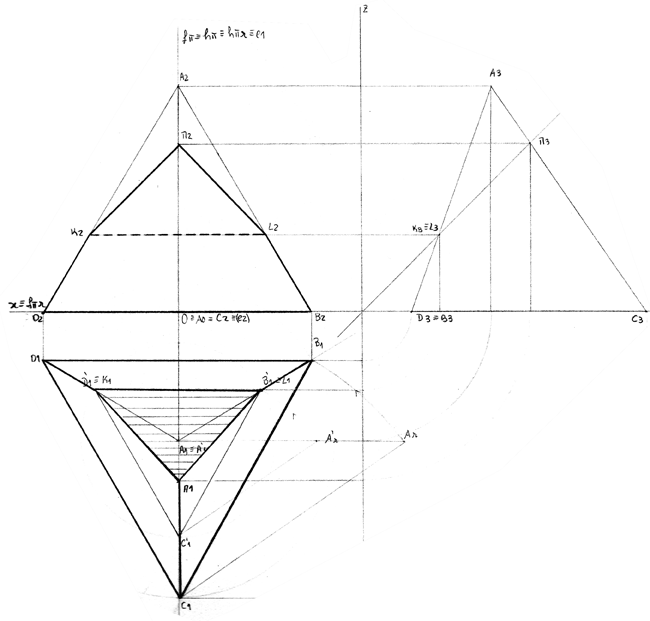 44 exercícios de geometria descritiva